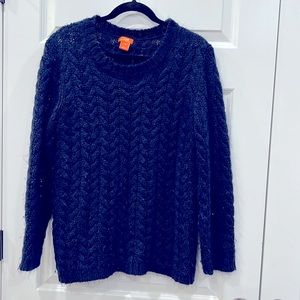 Blue Joe Fresh Navy Blue Cable knit Sweater
